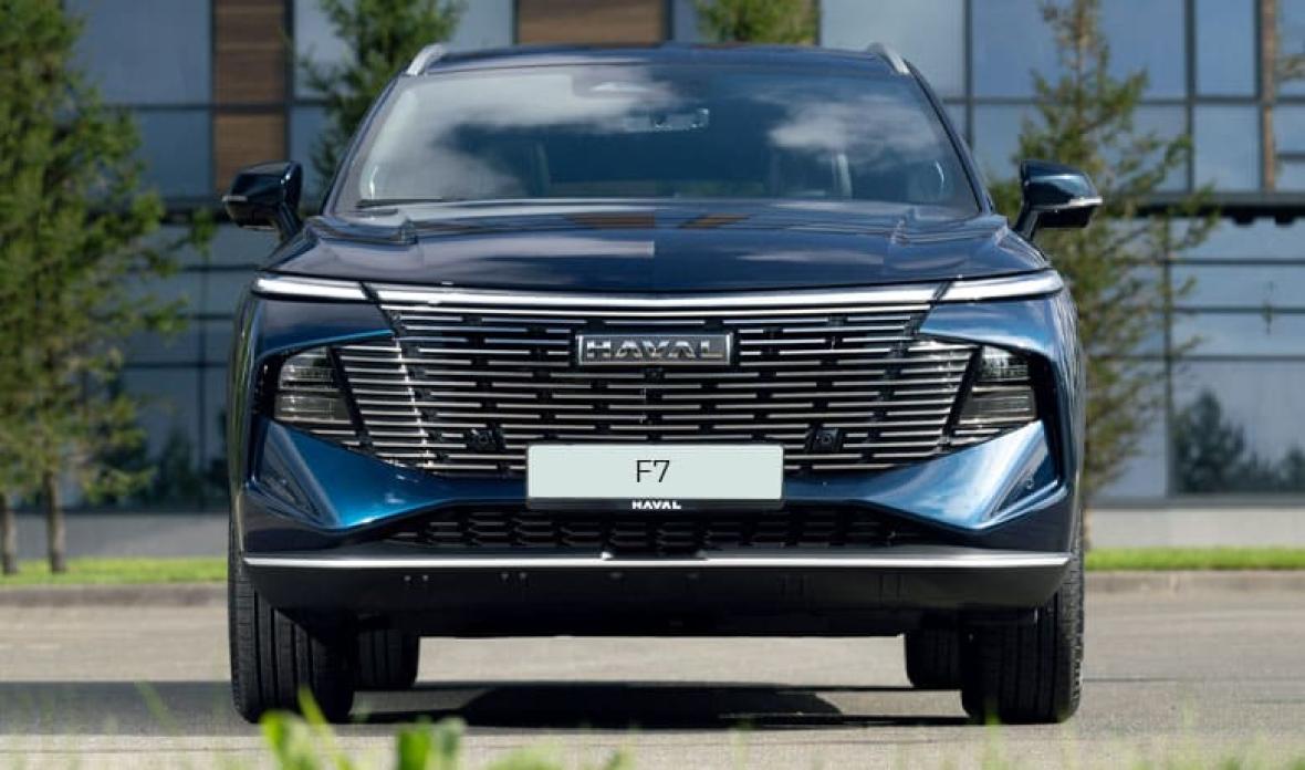 хавейл ф7 2 поколение синий спереди