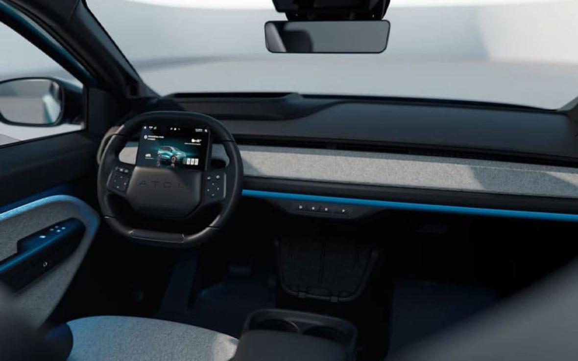 передняя панель автомобиля атом