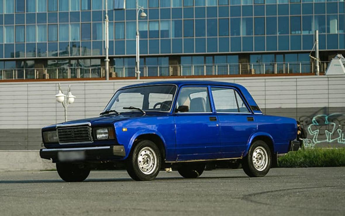 ваз-2107 синий