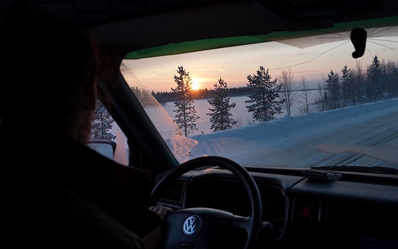автомобиль зимой