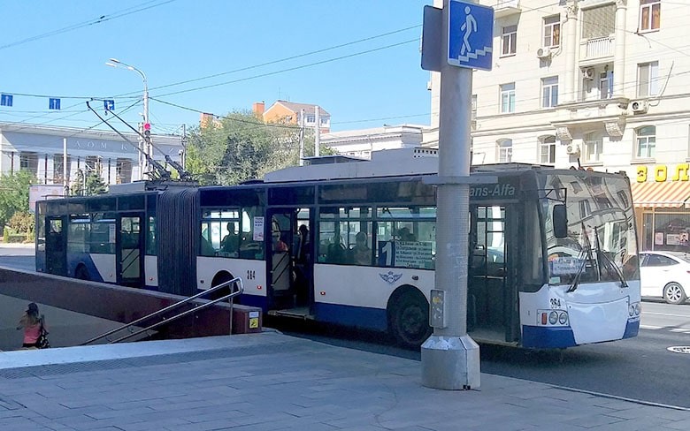 автобус гармошка