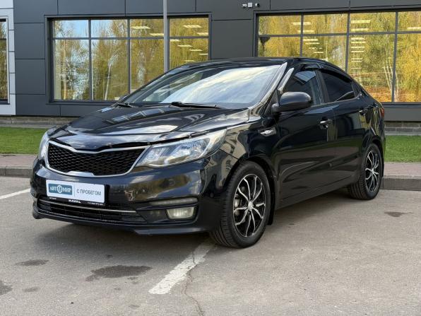 Kia Rio III Рестайлинг с пробегом 2015 года, цена 819 000 рублей, 250505 км, седан, Автокод Объявления