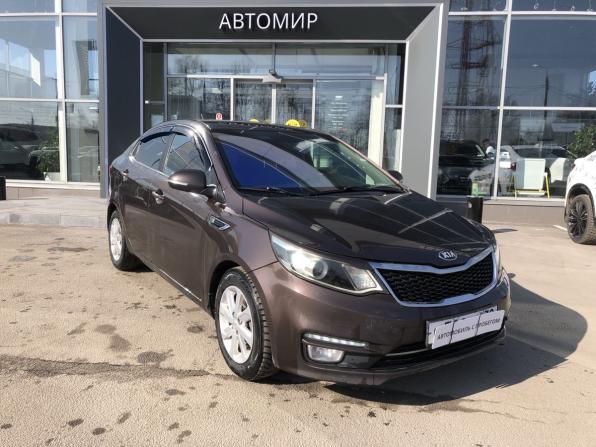 Kia Rio III Рестайлинг с пробегом 2015 года, цена 827 400 рублей, 151418 км, седан, Автокод Объявления