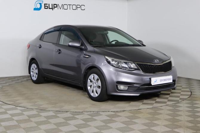 Kia Rio III Рестайлинг с пробегом 2016 года, цена 899 990 рублей, 202721 км, седан, Автокод Объявления