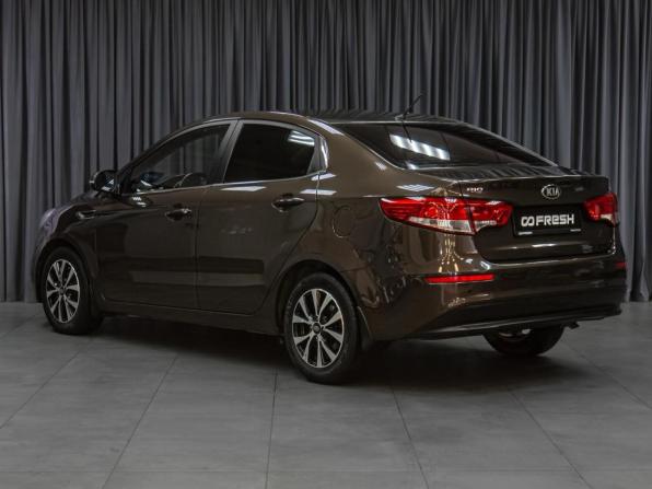 Kia Rio III Рестайлинг с пробегом 2016 года, цена 1 179 000 рублей, 104097 км, седан, Автокод Объявления