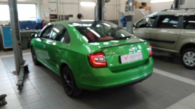 Skoda Rapid I Рестайлинг с пробегом 2018 года, цена 1 230 000 рублей, 134301 км, лифтбек, Автокод Объявления