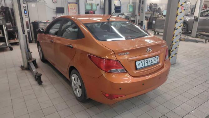 Hyundai Solaris I Рестайлинг с пробегом 2015 года, цена 800 000 рублей, 113782 км, седан, Автокод Объявления