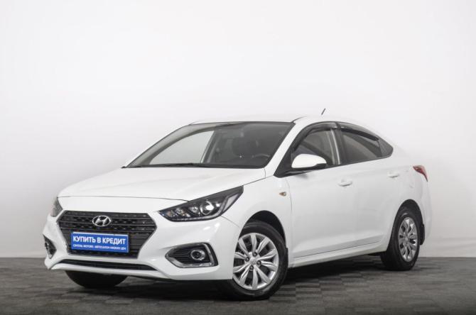 Hyundai Solaris II с пробегом 2018 года, цена 1 349 000 рублей, 101500 км, седан, Автокод Объявления