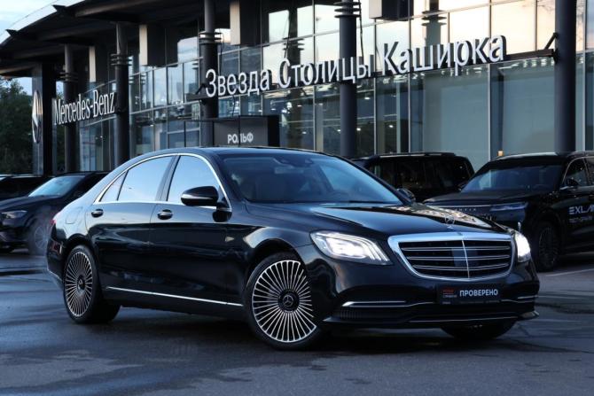 Mercedes-Benz S-Класс VI (W222 C217) Рестайлинг с пробегом 2017 года, цена 4 399 000 рублей, 119286 км, седан, Автокод Объявления