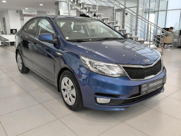 Kia Rio III Рестайлинг с пробегом 2016 года, цена 1 037 000 рублей, 160215 км, седан, Автокод Объявления