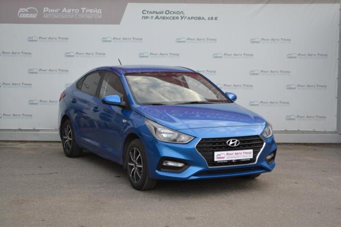 Hyundai Solaris II с пробегом 2017 года, цена 1 290 000 рублей, 149676 км, седан, Автокод Объявления