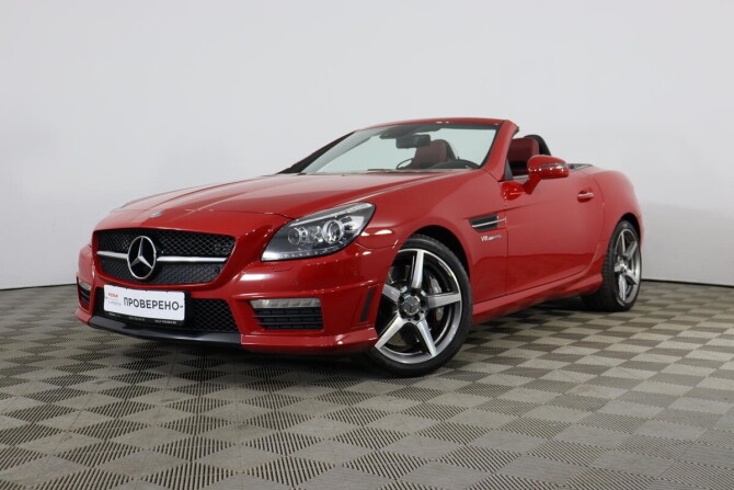 Mercedes SLK r172 красный