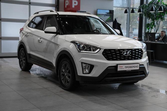 Hyundai Creta I Рестайлинг с пробегом 2021 года, цена 1 960 000 рублей, 60561 км, внедорожник, Автокод Объявления