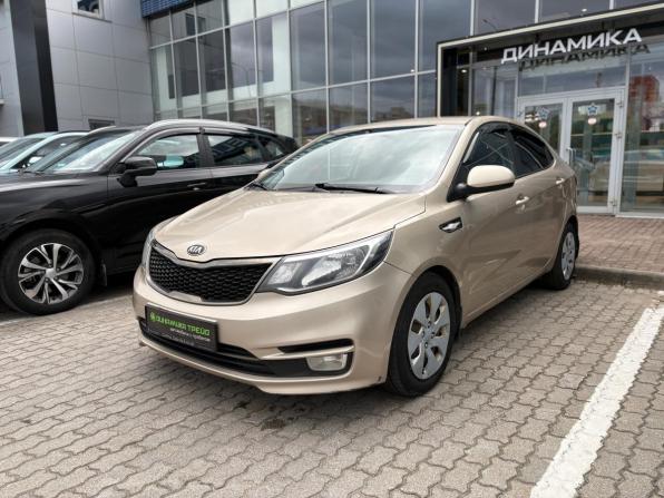 Kia Rio III Рестайлинг с пробегом 2015 года, цена 1 125 000 рублей, 104519 км, седан, Автокод Объявления