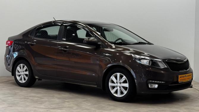 Kia Rio III Рестайлинг с пробегом 2016 года, цена 980 000 рублей, 198354 км, седан, Автокод Объявления