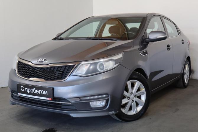 Kia Rio III Рестайлинг с пробегом 2015 года, цена 939 000 рублей, 125000 км, седан, Автокод Объявления