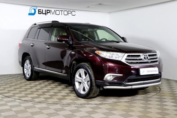 Toyota Highlander II (XU40) Рестайлинг с пробегом 2012 года, цена 1 689 990 рублей, 303192 км, внедорожник, Автокод Объявления