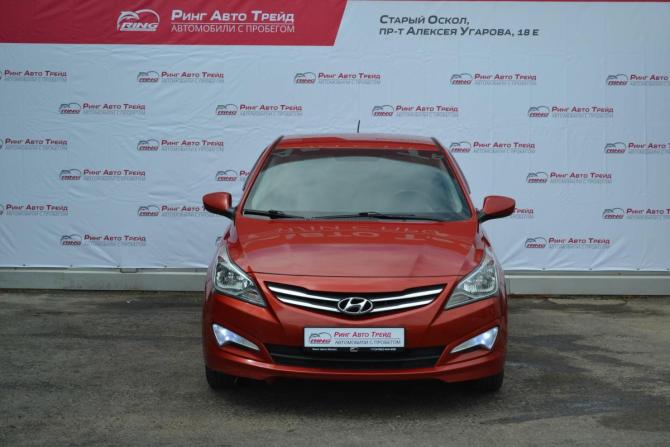 Hyundai Solaris I Рестайлинг с пробегом 2015 года, цена 820 000 рублей, 140670 км, седан, Автокод Объявления