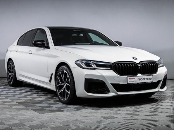BMW 5 серии VII (G30/G31/G38) Рестайлинг с пробегом 2021 года, цена 5 550 000 рублей, 117422 км, седан, Автокод Объявления