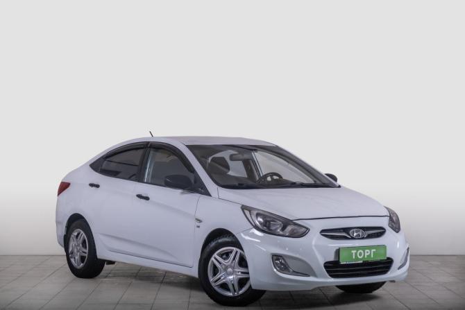 Hyundai Solaris I Рестайлинг с пробегом 2014 года, цена 979 000 рублей, 198000 км, седан, Автокод Объявления