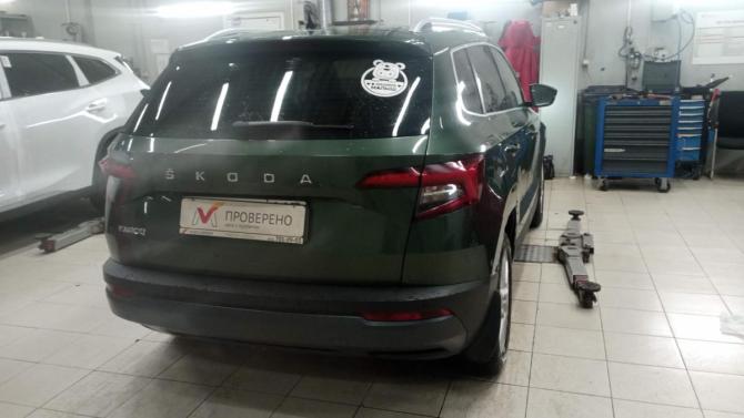 Skoda Karoq I Рестайлинг с пробегом 2020 года, цена 1 870 000 рублей, 122516 км, внедорожник, Автокод Объявления