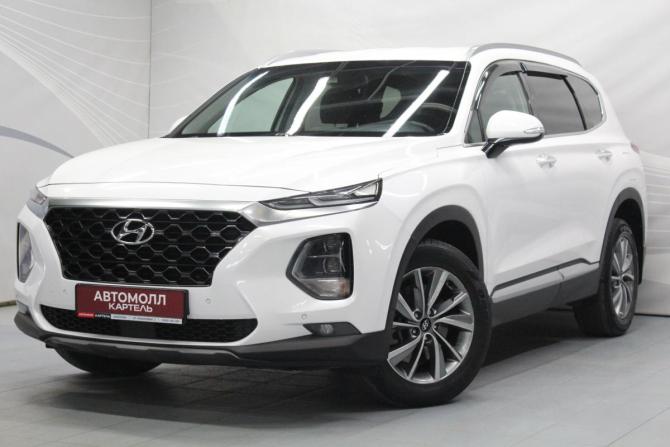 Hyundai Santa Fe IV с пробегом 2019 года, цена 2 679 000 рублей, 155128 км, внедорожник, Автокод Объявления
