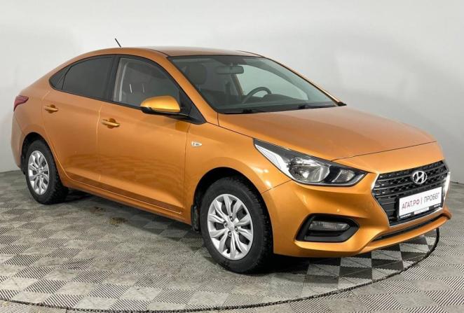 Hyundai Solaris II с пробегом 2018 года, цена 1 270 000 рублей, 68407 км, седан, Автокод Объявления