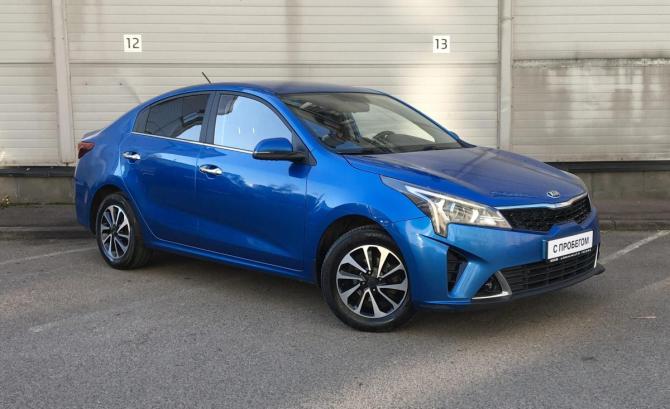 Kia Rio IV Рестайлинг с пробегом 2021 года, цена 1 269 000 рублей, 162436 км, седан, Автокод Объявления