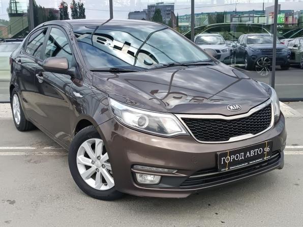 Kia Rio III Рестайлинг с пробегом 2016 года, цена 1 010 000 рублей, 99573 км, седан, Автокод Объявления