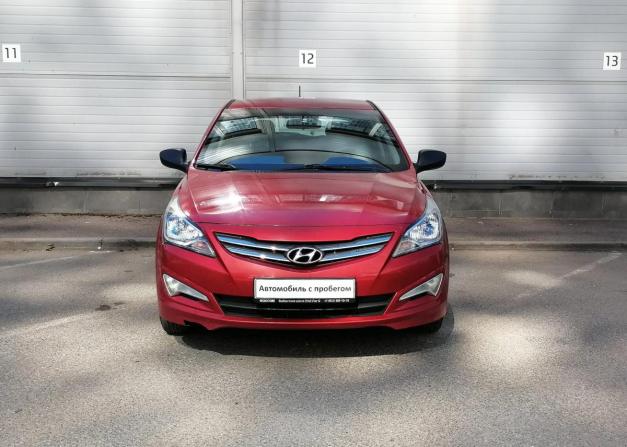 Hyundai Solaris I Рестайлинг с пробегом 2015 года, цена 729 000 рублей, 106884 км, хэтчбек, Автокод Объявления