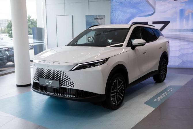 Новый Omoda C7 2026 года, цена 3 099 000 рублей, внедорожник, Автокод Объявления