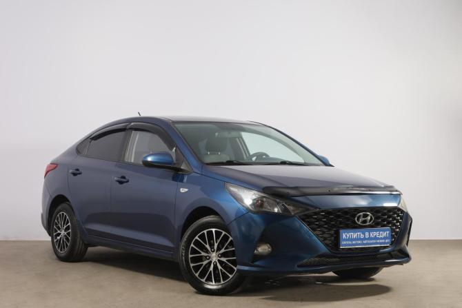 Hyundai Solaris II Рестайлинг с пробегом 2021 года, цена 1 499 000 рублей, 81000 км, седан, Автокод Объявления