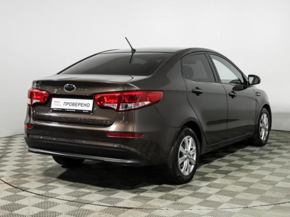 Kia Rio III Рестайлинг с пробегом 2015 года, цена 899 585 рублей, 159276 км, седан, Автокод Объявления