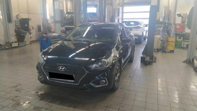 Hyundai Solaris II с пробегом 2018 года, цена 1 254 000 рублей, 112346 км, седан, Автокод Объявления