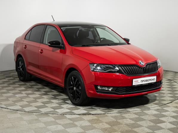 Skoda Rapid I Рестайлинг с пробегом 2017 года, цена 1 449 700 рублей, 74233 км, лифтбек, Автокод Объявления