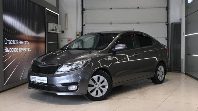 Kia Rio III Рестайлинг с пробегом 2015 года, цена 1 045 000 рублей, 130692 км, седан, Автокод Объявления
