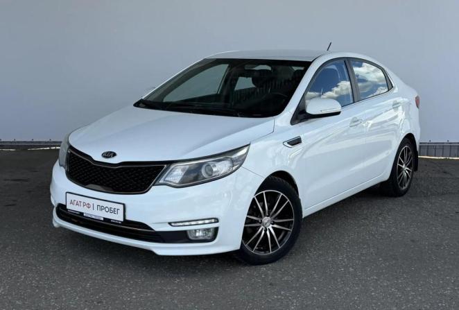 Kia Rio III Рестайлинг с пробегом 2015 года, цена 1 300 000 рублей, 119389 км, седан, Автокод Объявления