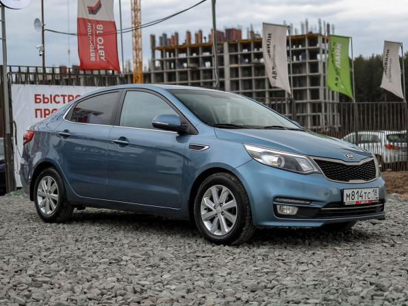 Kia Rio III Рестайлинг с пробегом 2015 года, цена 999 000 рублей, 108890 км, седан, Автокод Объявления