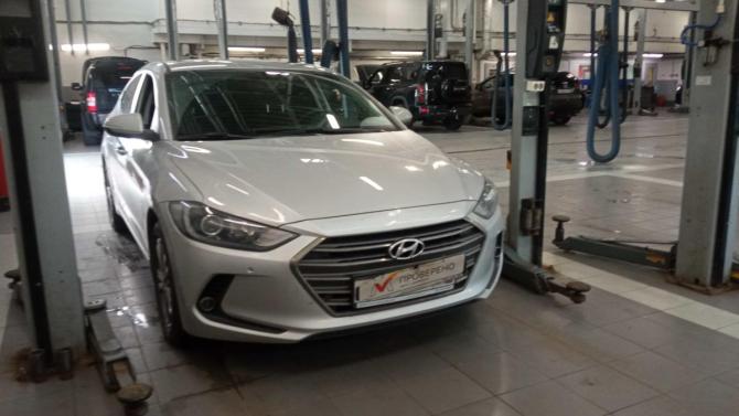 Hyundai Elantra VI (AD) Рестайлинг с пробегом 2018 года, цена 1 545 000 рублей, 63224 км, седан, Автокод Объявления