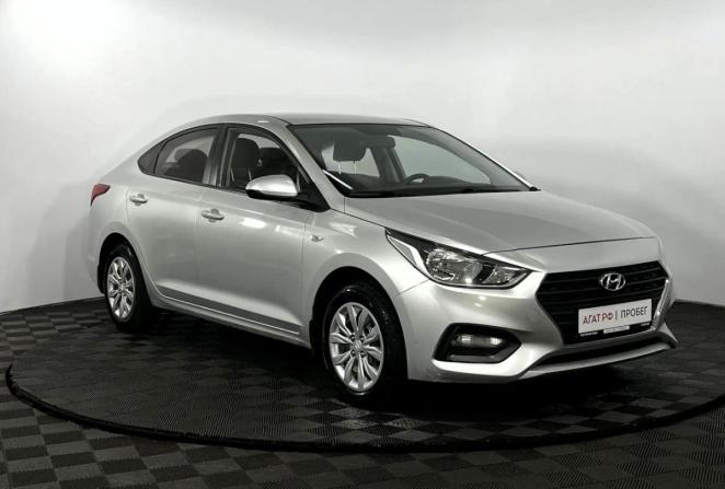 Hyundai Solaris I Рестайлинг с пробегом 2017 года, цена 1 220 000 рублей, 119200 км, седан, Автокод Объявления