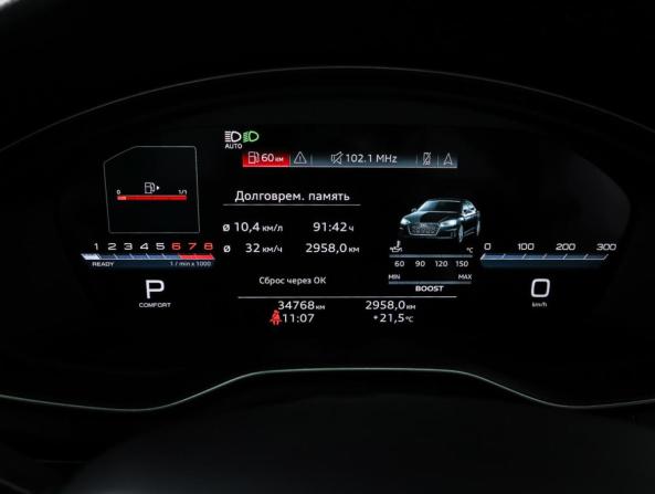 Audi A5 II (F5) Рестайлинг с пробегом 2022 года, цена 4 645 000 рублей, 34554 км, лифтбек, Автокод Объявления