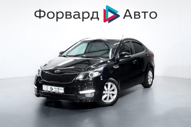 Kia Rio III Рестайлинг с пробегом 2016 года, цена 1 090 000 рублей, 112476 км, седан, Автокод Объявления
