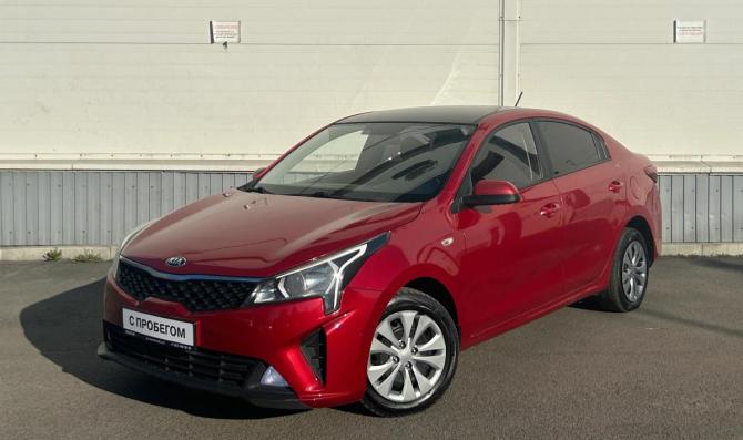 Kia Rio IV Рестайлинг с пробегом 2020 года, цена 1 175 000 рублей, 143173 км, седан, Автокод Объявления