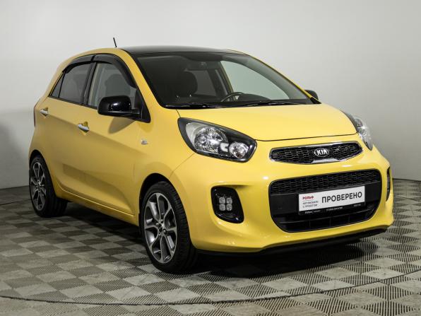 Kia Picanto II Рестайлинг с пробегом 2015 года, цена 1 199 700 рублей, 76415 км, хэтчбек, Автокод Объявления