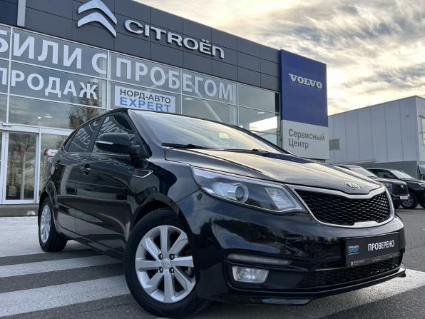 Kia Rio III Рестайлинг с пробегом 2015 года, цена 1 245 000 рублей, 99000 км, хэтчбек, Автокод Объявления