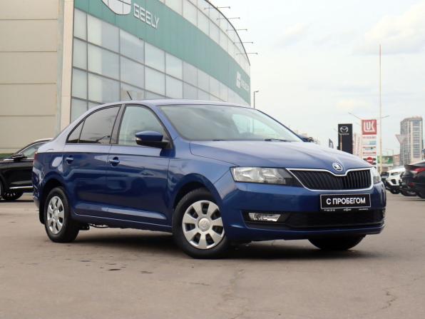 Skoda Rapid I Рестайлинг с пробегом 2018 года, цена 1 300 000 рублей, 74970 км, лифтбек, Автокод Объявления