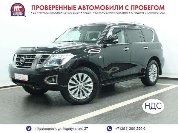 Nissan Patrol VI (Y62) Рестайлинг с пробегом 2014 года, цена 3 690 000 рублей, 232974 км, внедорожник, Автокод Объявления