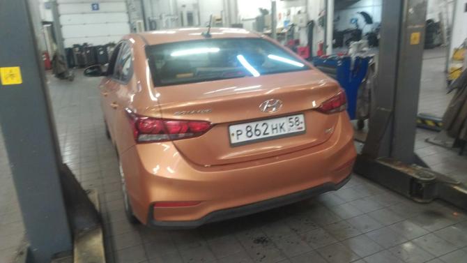 Hyundai Solaris II с пробегом 2017 года, цена 1 099 000 рублей, 124034 км, седан, Автокод Объявления