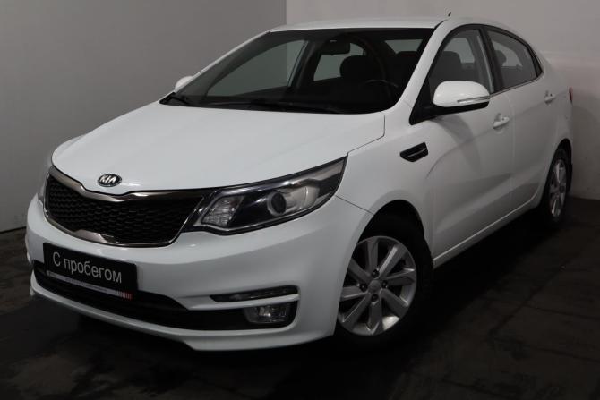 Kia Rio III Рестайлинг с пробегом 2015 года, цена 1 099 000 рублей, 82000 км, седан, Автокод Объявления