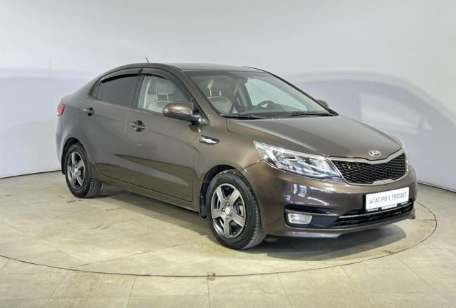 Kia Rio III Рестайлинг с пробегом 2016 года, цена 1 080 000 рублей, 172991 км, седан, Автокод Объявления